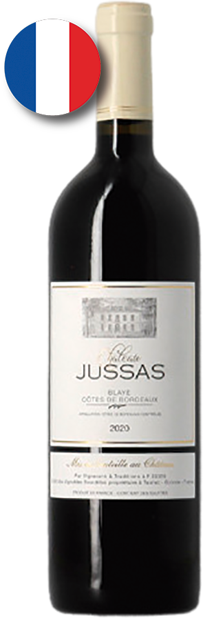 CHATEAU JUSSAS VINO TINTO BLAYE COTES BORDEAUX 75CL
