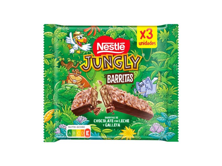 NESTLÉ JUNGLY BARRITA 3X34G