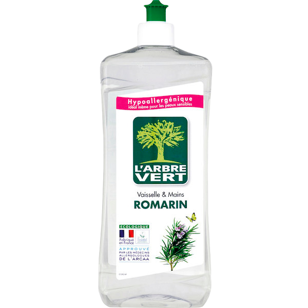 L'ARBRE VERT LIQUIDE VAISSELLE ROMARIN 750ML