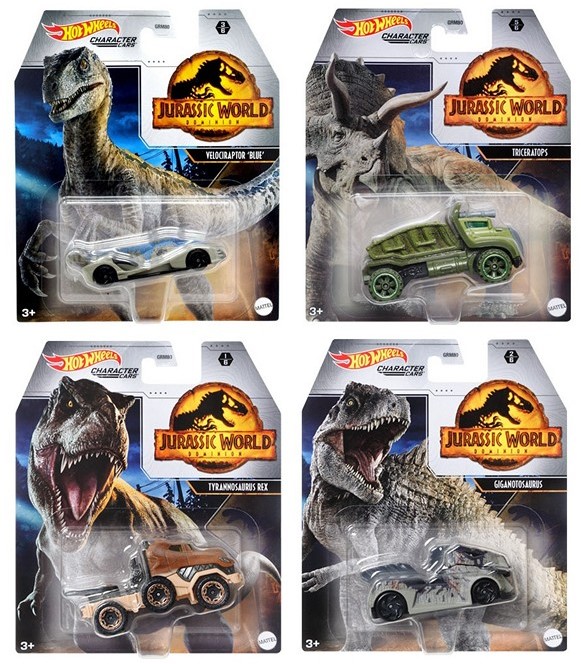 MATTEL HOT WHEELS JURASSIC WORLD CHARACTER