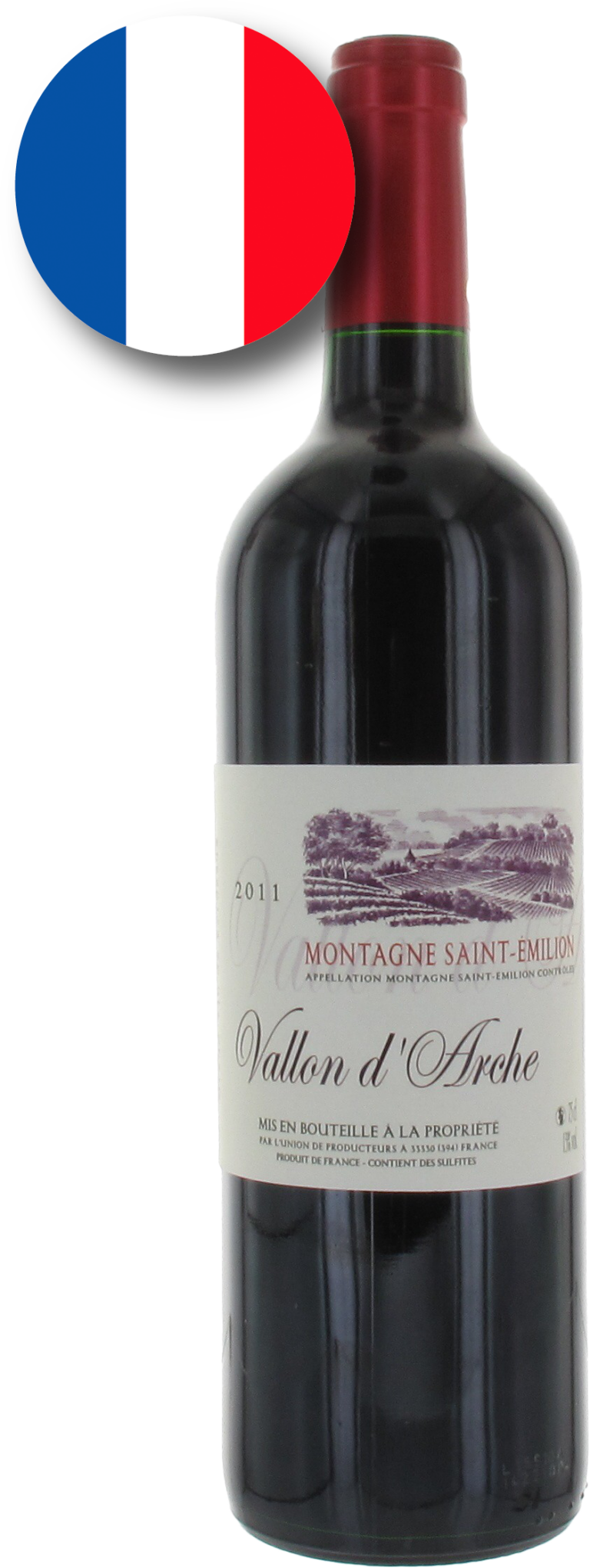VALLON D´ARCHE TINTO MONTAGNE ST. EMILION 75CL
