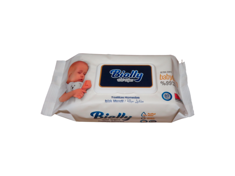 BIOLLY Lingettes Humide Pour Bébé 80Uds