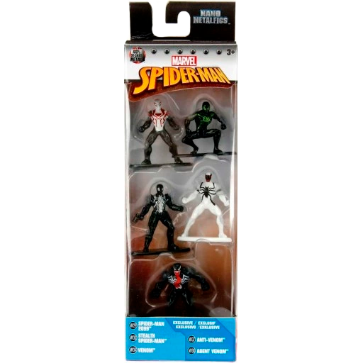 MARVEL SPIDER-MAN NANO 5 FIGURINES