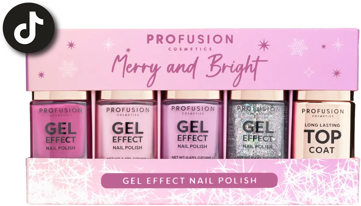 PROFUSION PINTAUÑAS SET MERRY AND BRIGH