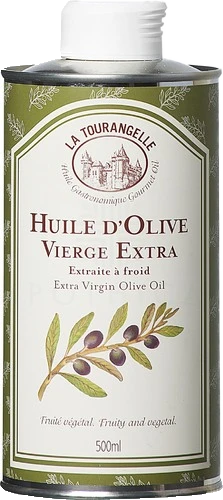 LA TOURANGELLE Huile d'olive Vierge Extra 500ml.