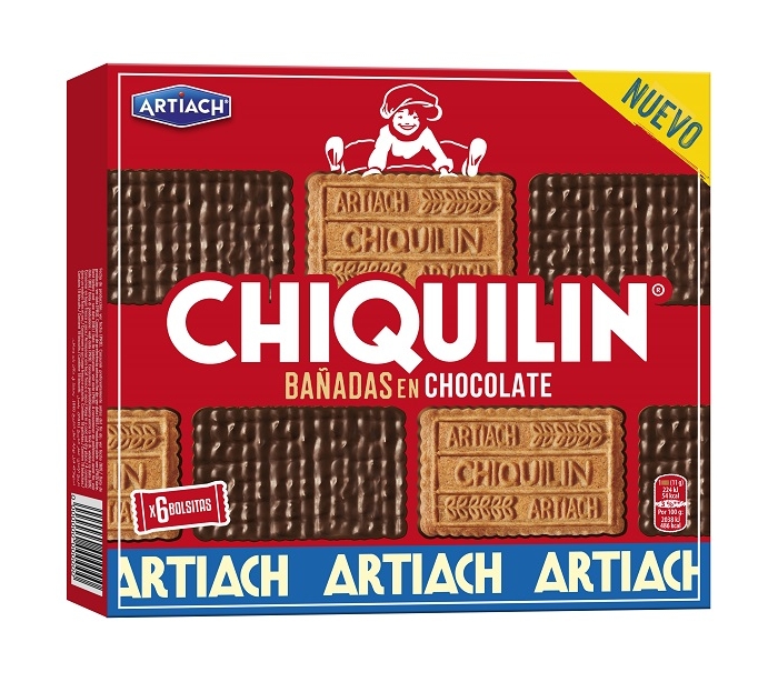 CHIQUILÍN GALLETA BAÑADA EN CHOCOLATE 200G