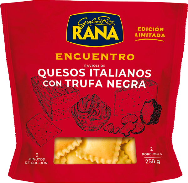 RANA ENCUENTRO RAVIOLI DE QUESO Y TRUFA 250G