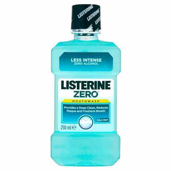 LISTERINE ZERO MENTA SUAVE 250ML