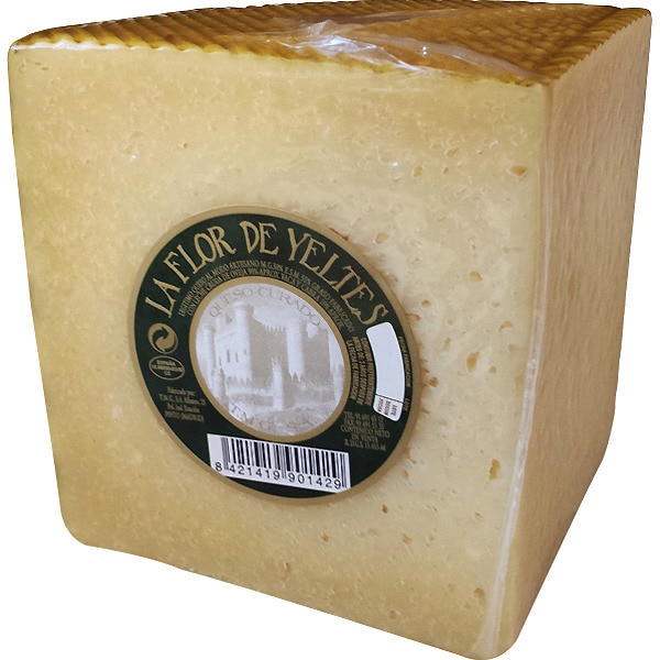 LA FLOR DE YELTES 1/2 PZA QUESO CRUDO OVEJA 400 GRS