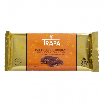 TRAPA NOUGAT CROQUANT AU CHOCOLAT AU LAIT 150