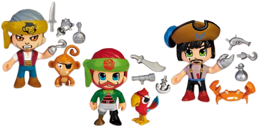 FAMOSA Pinypon Action Piratas y Animal