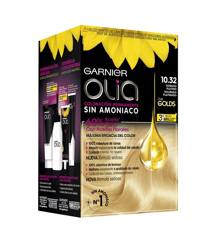 GARNIER OLIA COLORANT 10.32 PLATINE DORÉ