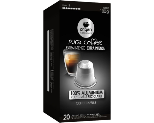 ORIGEN CAFÉ PURE EXTRA INTENSE NESP BOITE 20 CA