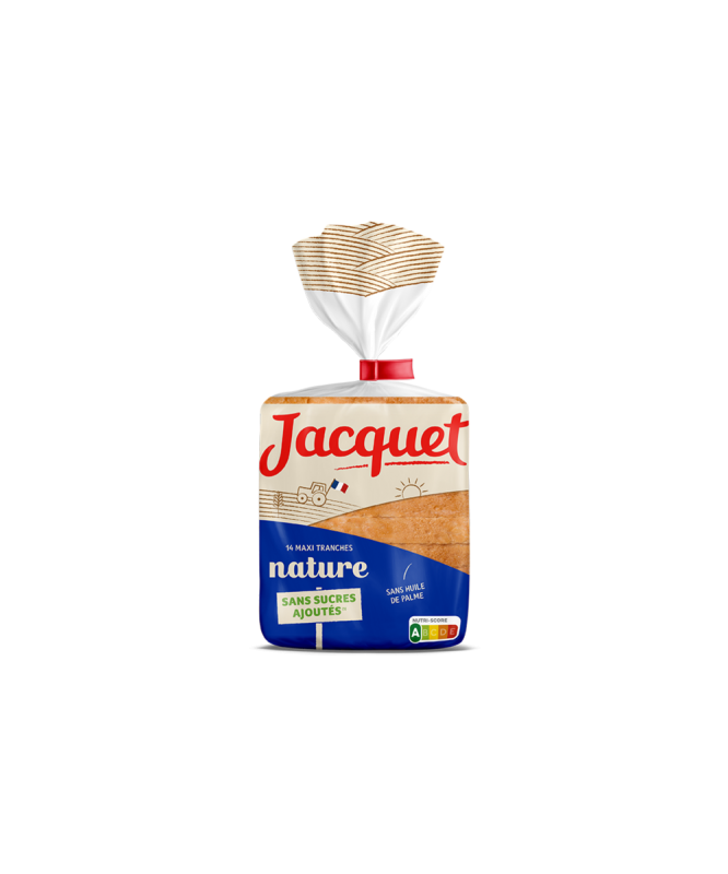 JACQUET PAIN DE MIE NATURE 550G