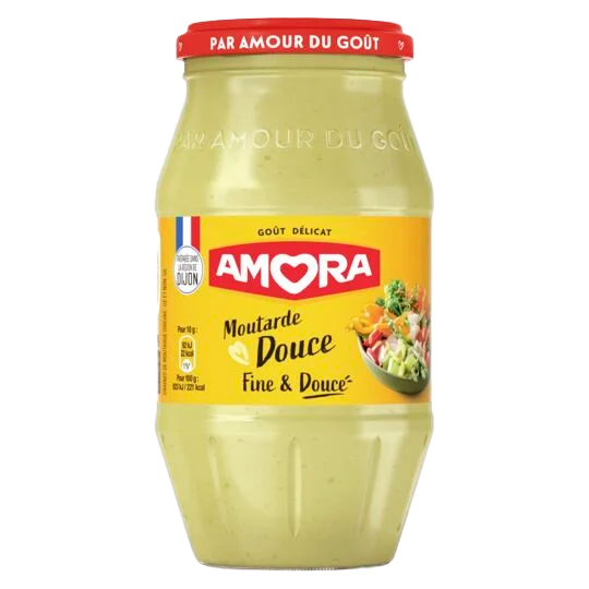 AMORA MOUTARDE DE DIJON DOUCE 435G