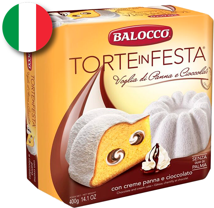 BALOCCO Torte in festa crema y chocolate 400g