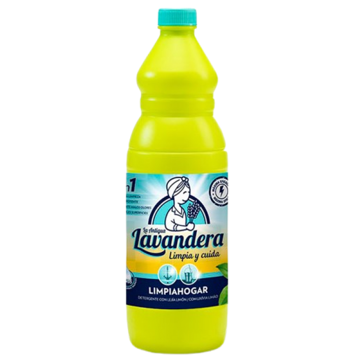 LAVANDERA Lejía con detergente limón 1,5l