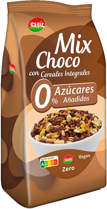 ESGIR Mix Cereales Chocolate 0% Azúcares Añadidos 250g.