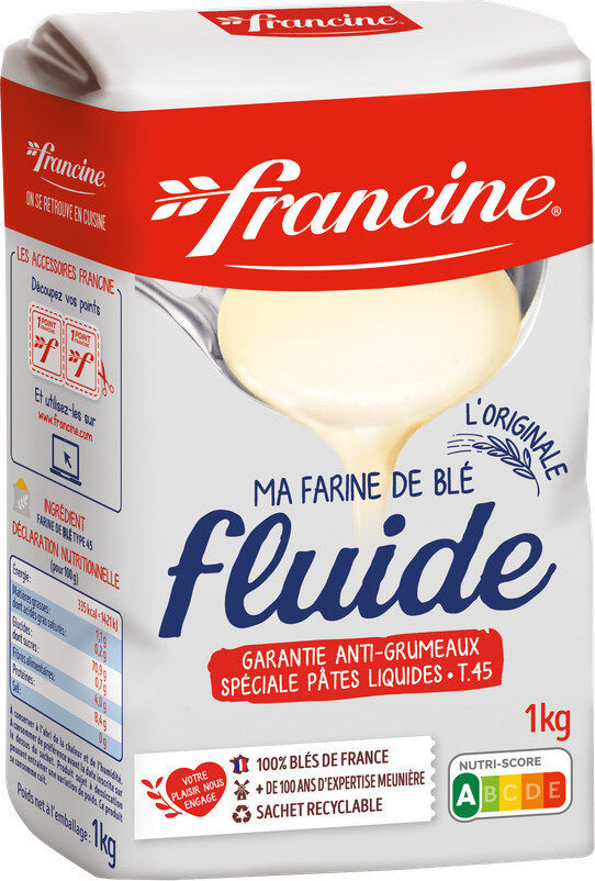 FRANCINE FARINE BLÉ FLUIDE ORI. T.45 1 KG
