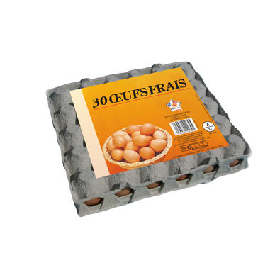 OEUFS 30 OEUFS FRAIS CALIBRE M
