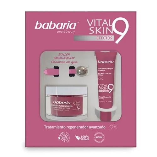 BABARIA PACK VITAL SKIN CREMA FACIAL + CONTORNO OJOS