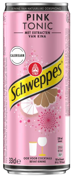 SCHWEPPES PINK TONIC 33 CL