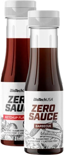 BIOTECH USA Salsa Ketchup / Barbacoa Zero 350g.
