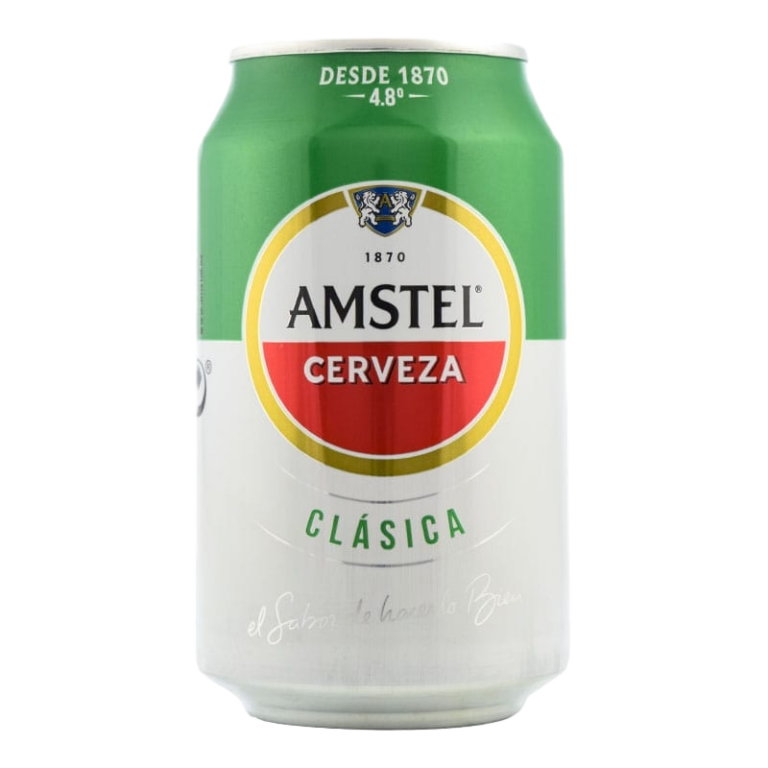 AMSTEL CERVEZA CLASICA LATA 33CL