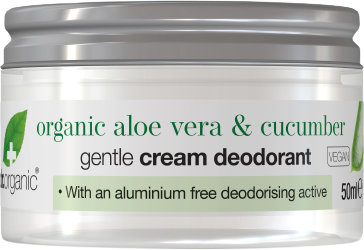 DR. ORGANIC DÉODORANT CRÈME ALOE ET CONCOMBRE 50ML