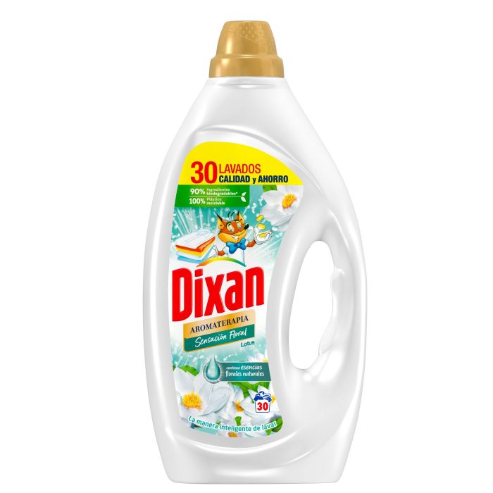 DIXAN Detergente Líquido Aromaterapia Lotus 30 Dosis