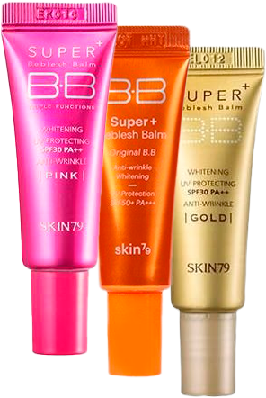 SKIN79 BB CREAM BEBLESH BALM ORANGE / PINK / GOLD SPF30+ 7G
