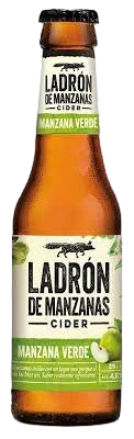 LADRON DE MANZANAS SIDRA DE MANZANA VERDE BOT 25CL