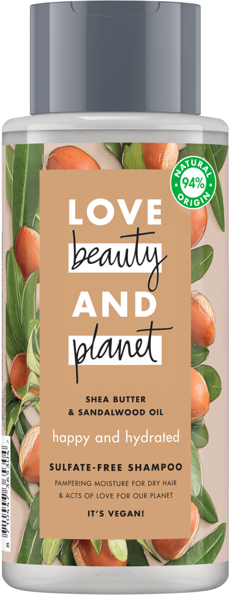 LOVE BEAUTY & PLANET SHAMPOOING HEUREUX & HYDRATÉ 400ML