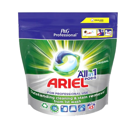 ARIEL Lessive Pods Tout En 1 Original 45 Doses