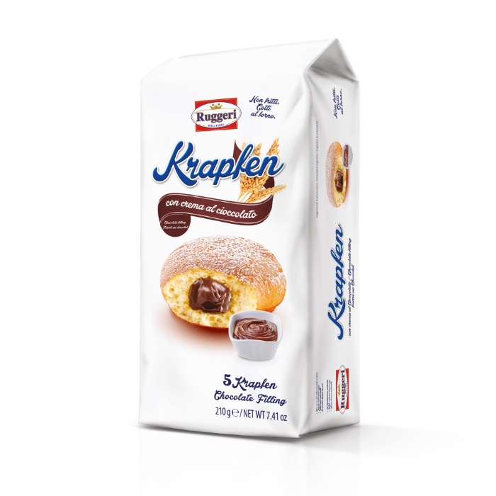 RUGGERI KRAPFEN BUN FOURRÉ CHOCOLAT 210GR