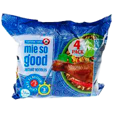 TUMMIE TIME MIE SO GOOD NOUILLES POULET PAC 4X60G