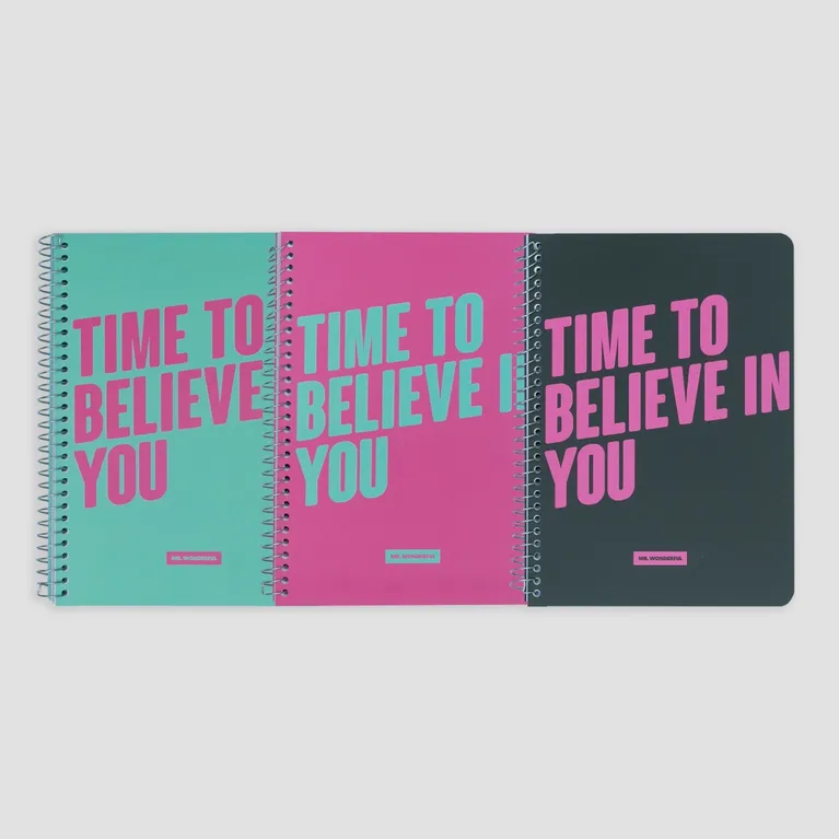 MR. WONDERFUL  SET 3 CUADERNOS A5