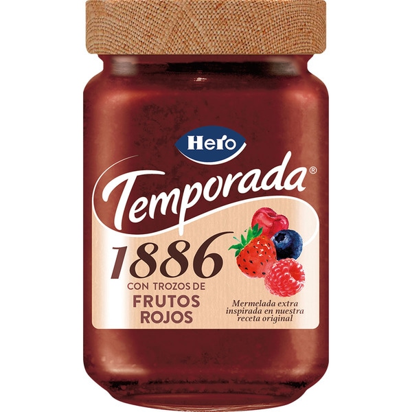 HERO MERMELADA DE FRUTOS ROJOS 1886 290G