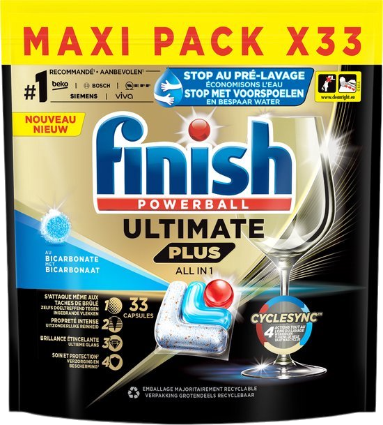 FINISH MÁQUINA ULTIMATE PLUS REGULAR 33 CÁPSULAS