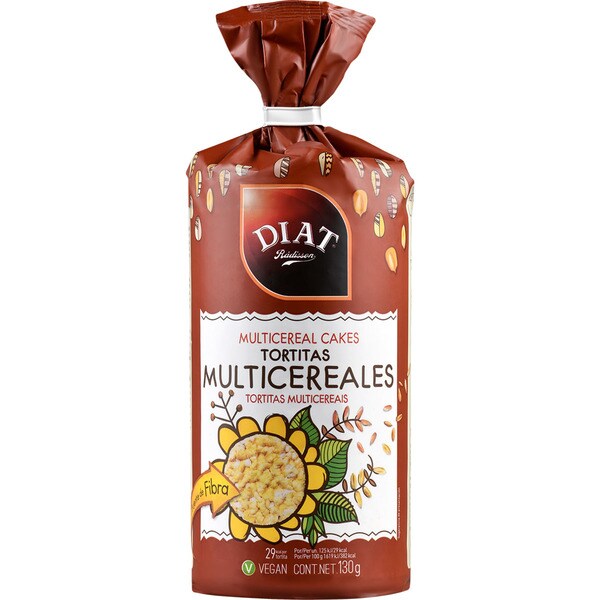 DIET RADISSON TORTITAS MULTICEREALES 130G.