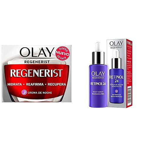 OLAY SET CREMA REGENERIST 50ML + SERUM NOCHE 40ML