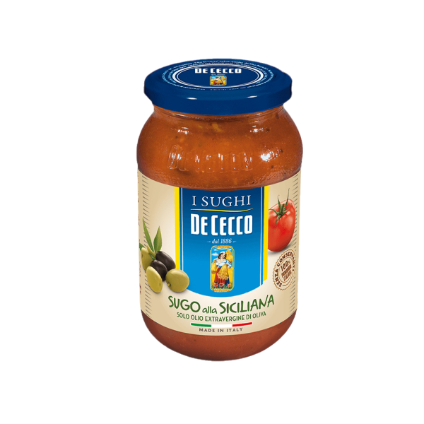 DE CECCO Sauce Tomate Olive 200g.