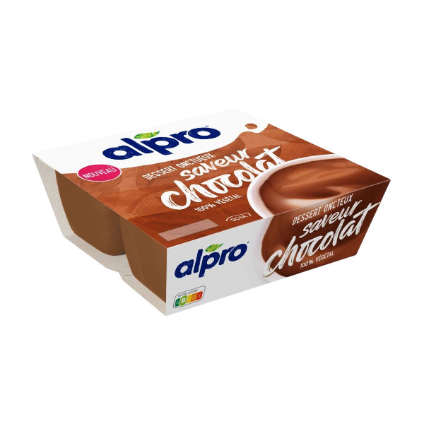 ALPRO Dessert Soja Saveur Chocolat 4x115g.