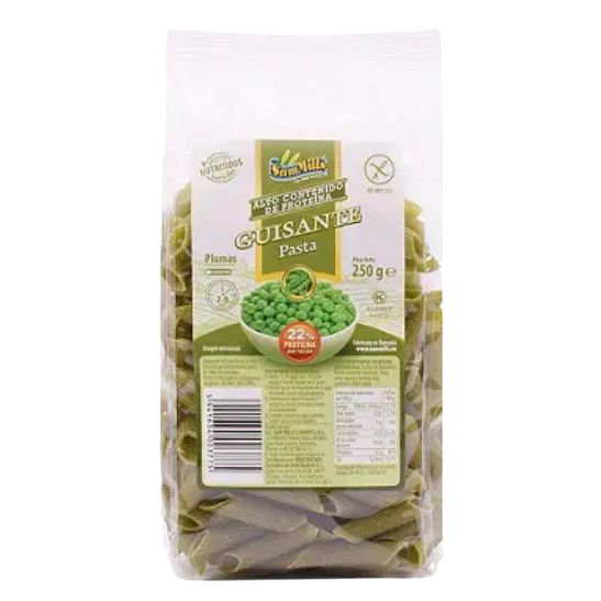SAM MILLS PENNE RIGATE DE PETITS POIS SANS GLUTEN 250G.