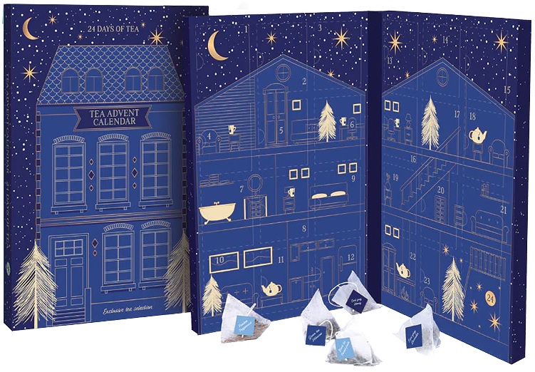 TEA ADVENT CALENDARIO AZUL 24 SOBRES