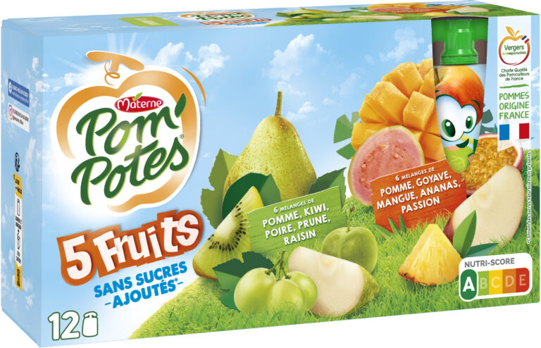 POM POTES VERGER/FRUITS EXOTIQUES 12X90G