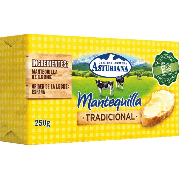 ASTURIANA MANTEQUILLA SIN SAL 250G