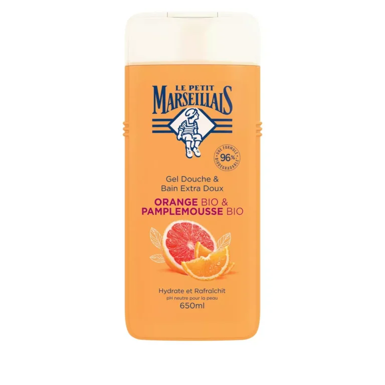 LE PETIT MARSEILLAIS GEL DOUCHE ORANGE BIO 650ML