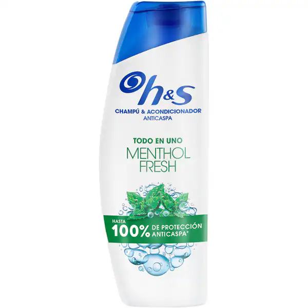 H&S CHAMPÚ 2 EN 1 MENTHOL 300ML