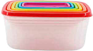 FESTICOOK SET BOITES HERMÉTIQUES RAINBOW